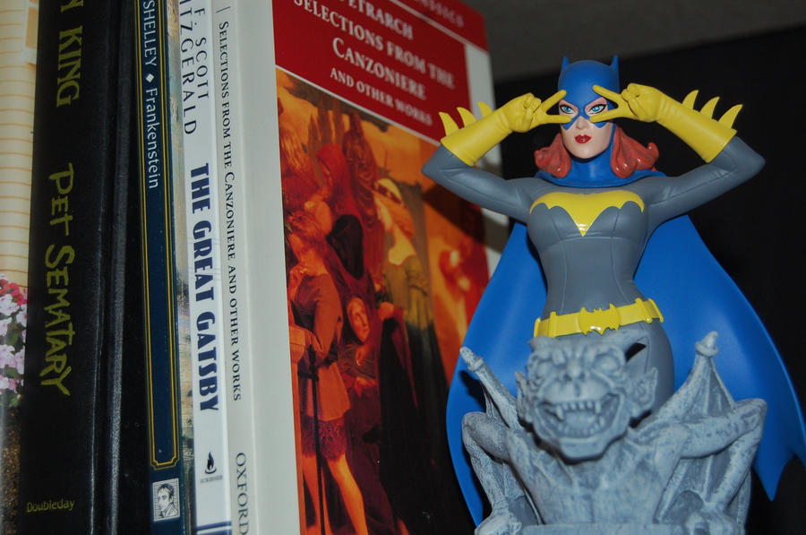 Batgirl with Books