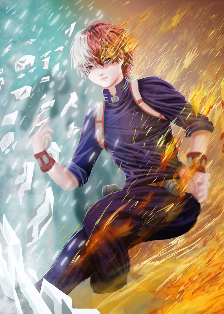 Todoroki Fandom Shoto Todoroki - boku no hero academia - fan art by DGrez on DeviantArt