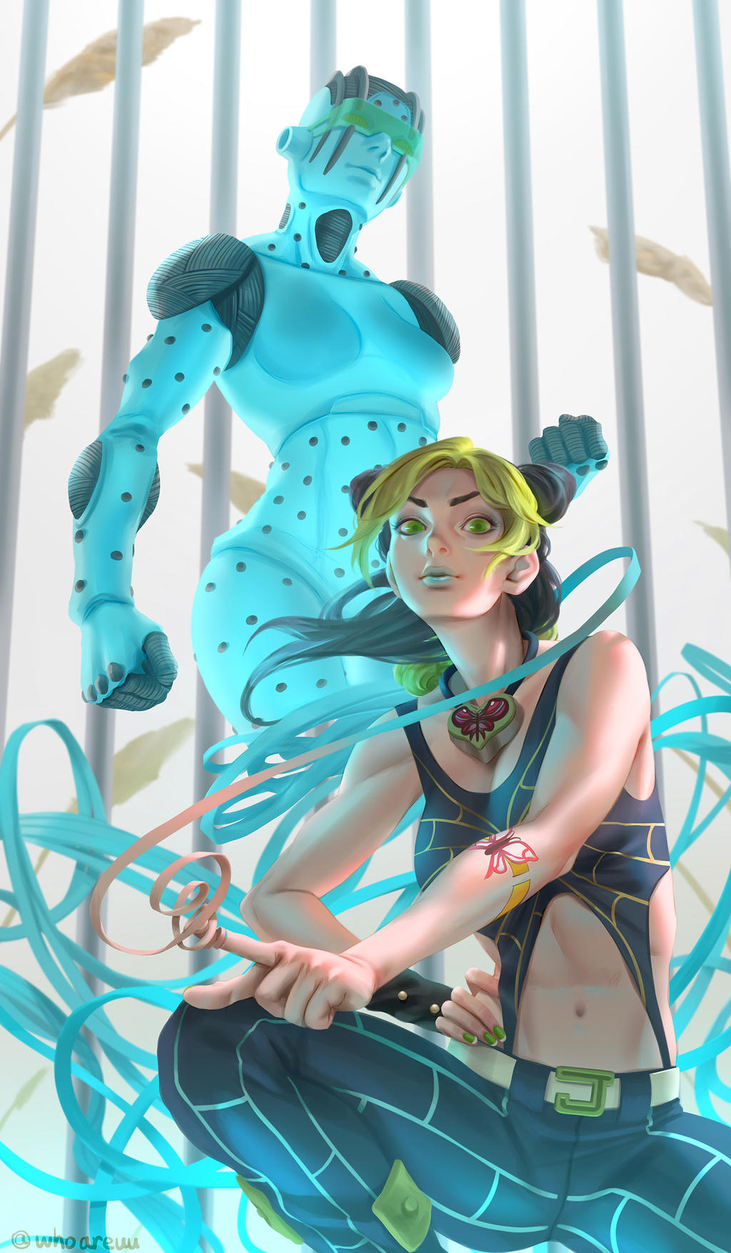 Kujo Jolyne by whoareuu on DeviantArt