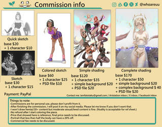 Commission info (11/2023)