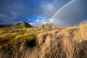 Rainbow at Whatipu