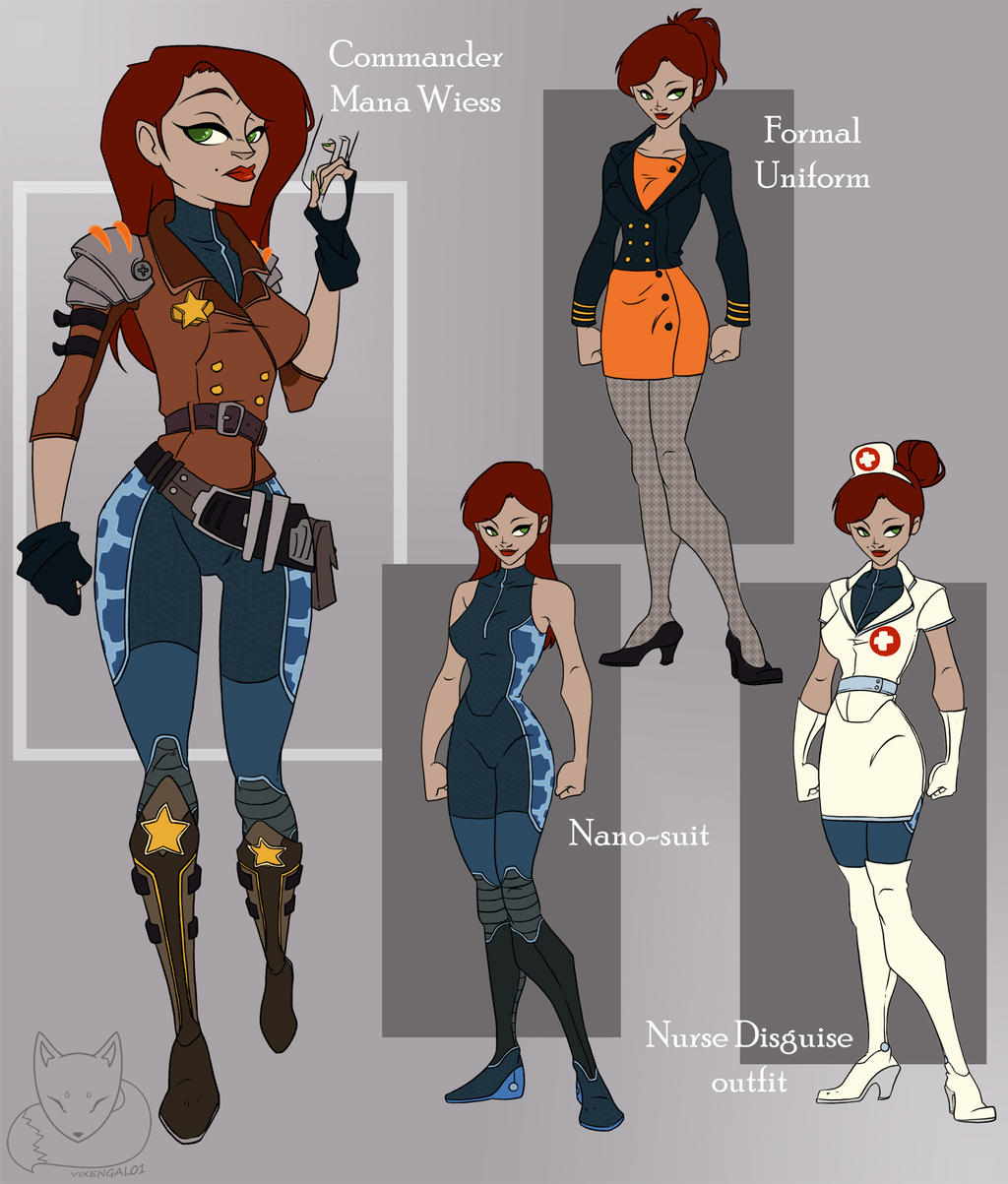 Commander Mana Wiess reference sheet