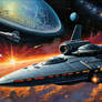INTERGALACTIC STARSHIP INDEFATIGABLE- THE INDY