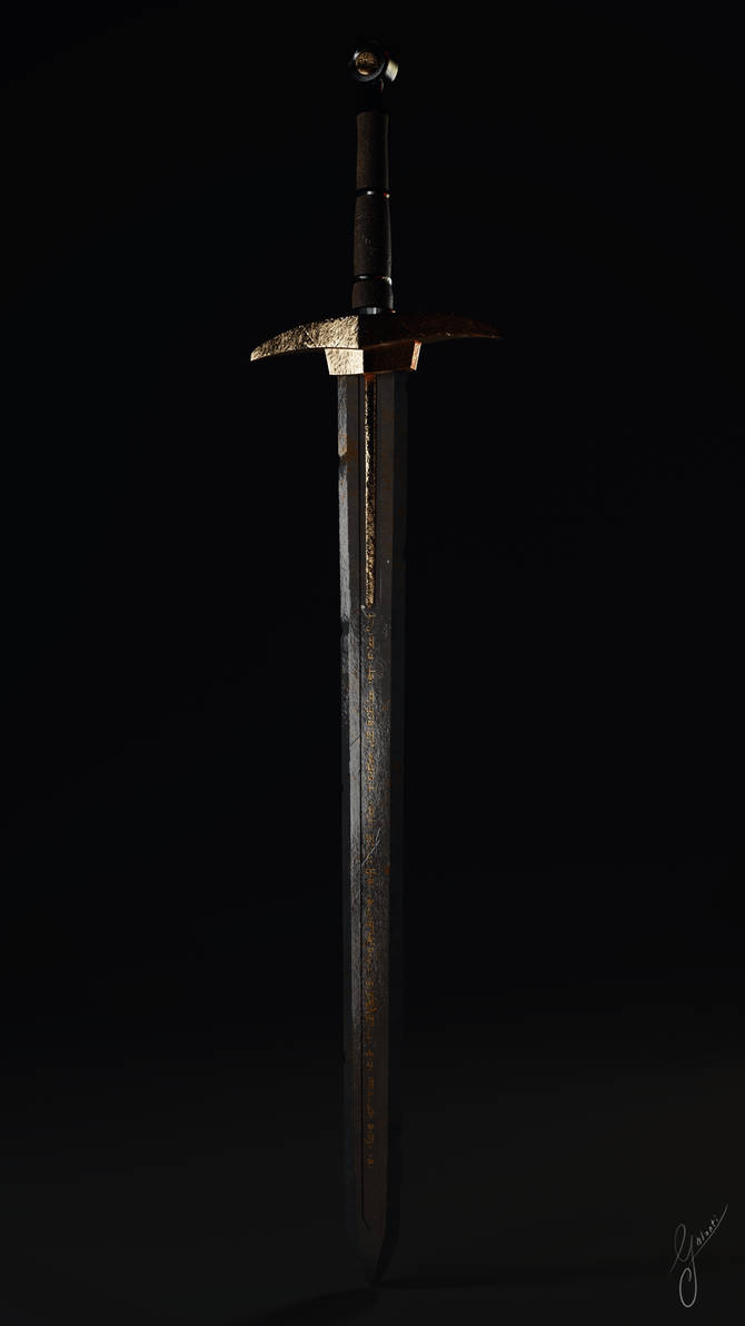 Medieval Rusty Long Sword by GiorgiGh on DeviantArt