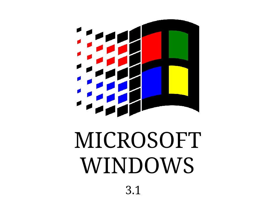 Windows 3.1 logo by jadenandrewbogart on DeviantArt