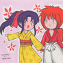 Kaoru y Kenshin!