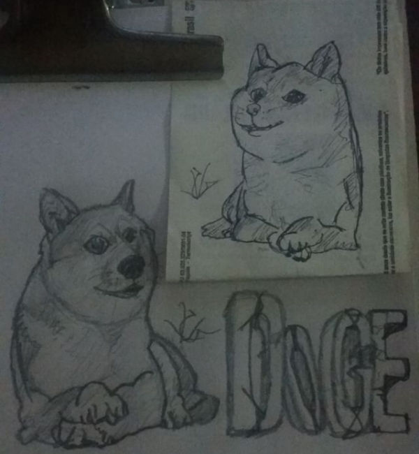 doge drawing by Metaluck768 on DeviantArt
