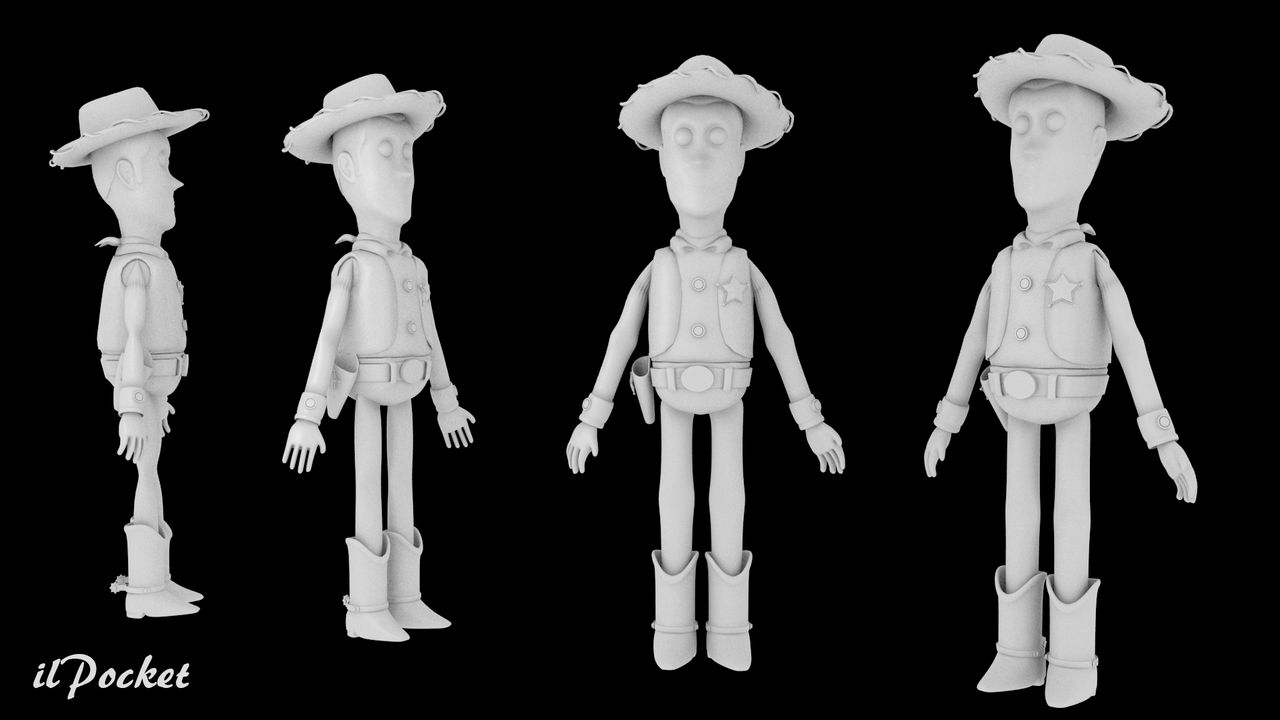 Sheriff Woody Toy Story Fan art - Finished Projects - Blender