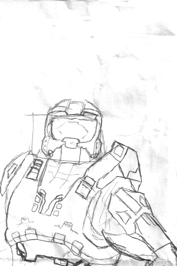 Master Chief Ink Master Chief drawing by Saltacious on DeviantArt