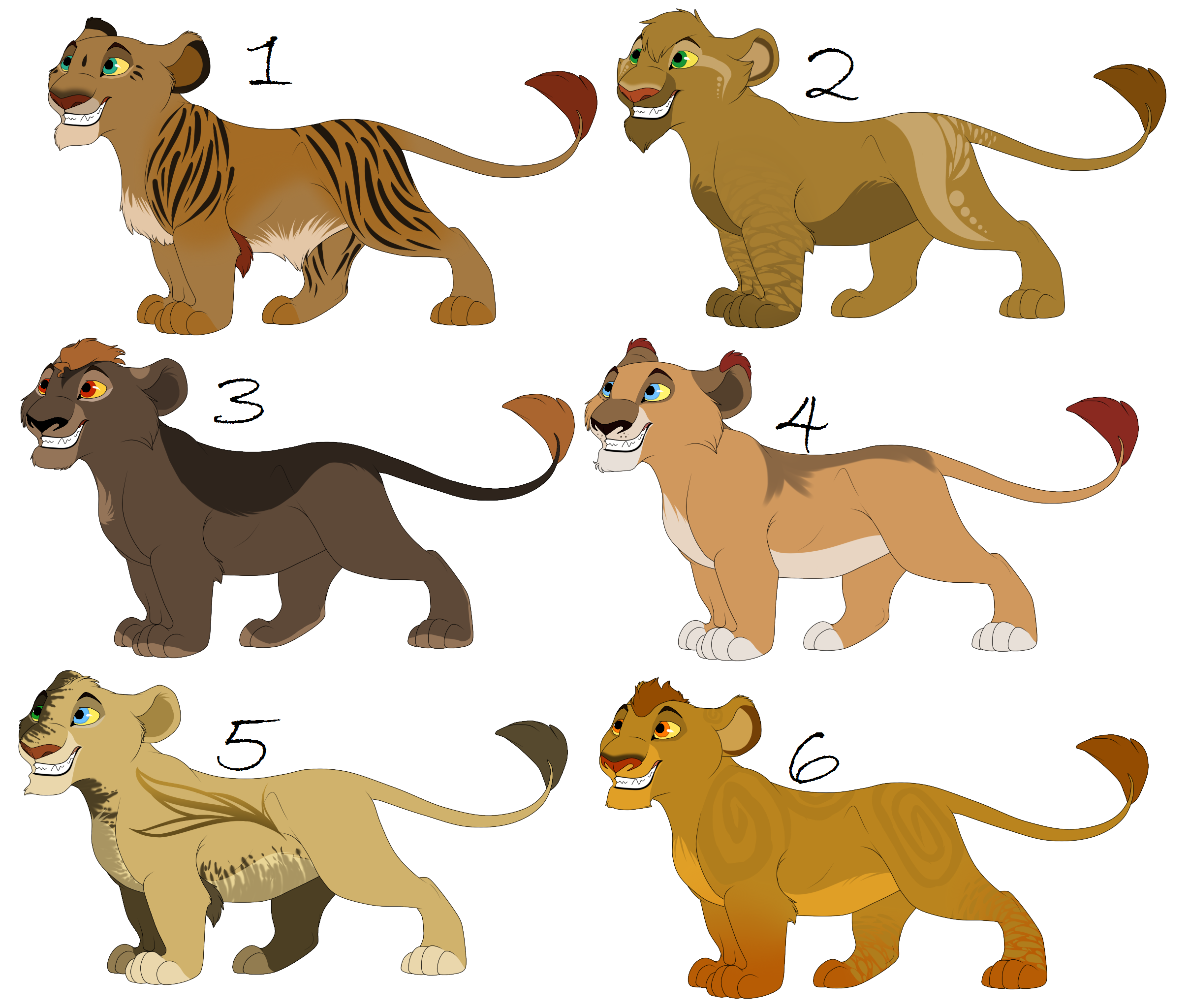 Cudbear Color Cub Lineart (Pay 2 Use) by Karibu99 on DeviantArt