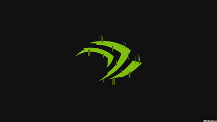 NVIDIA Claw drip wallpaper