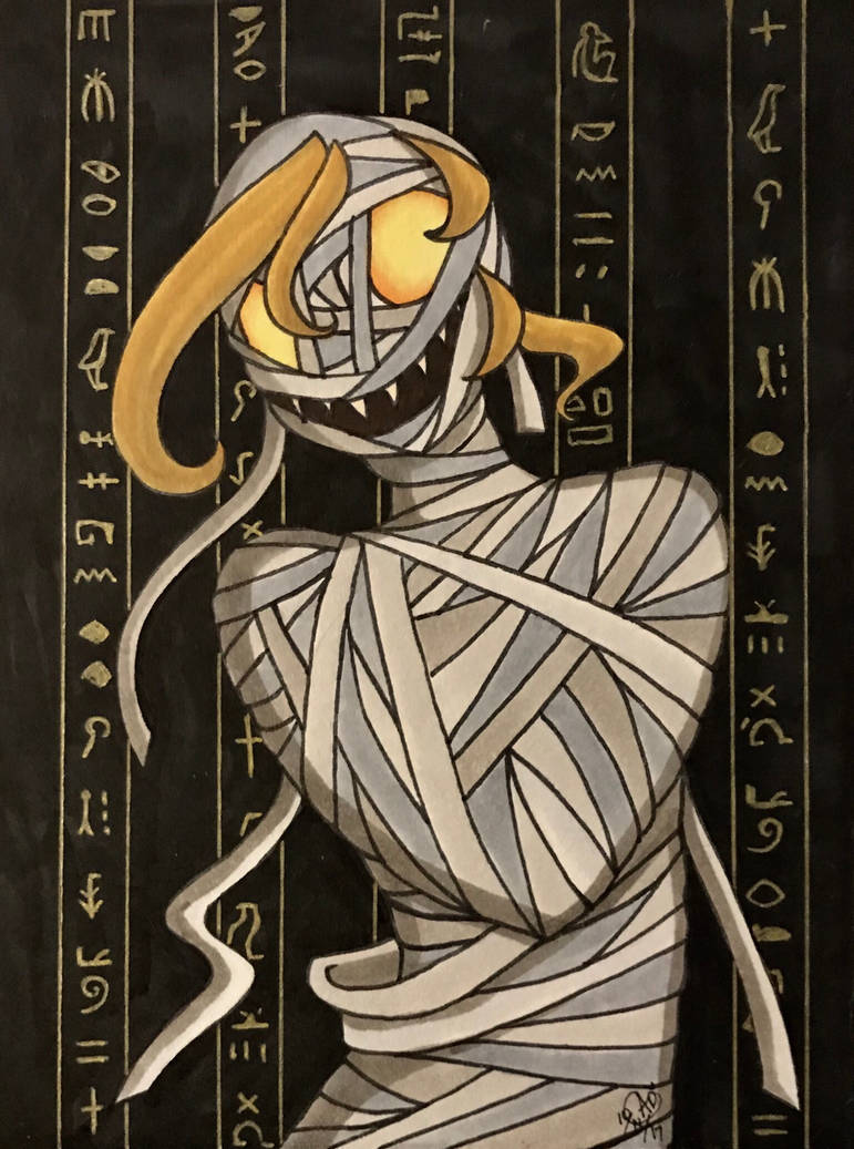 Day 14: Mummy by LaPetitLapearl