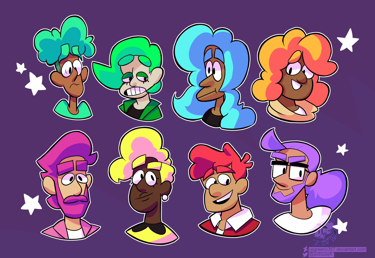 random people REMASTERED by zeph-phyr on DeviantArt