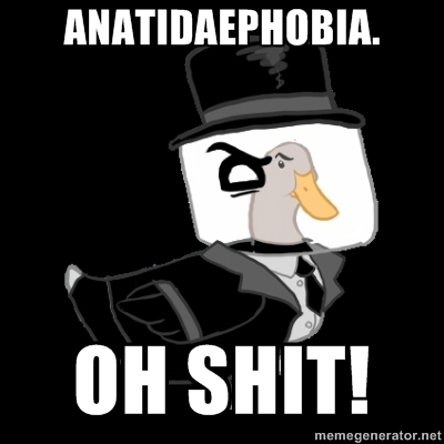 Anatidaephobia.