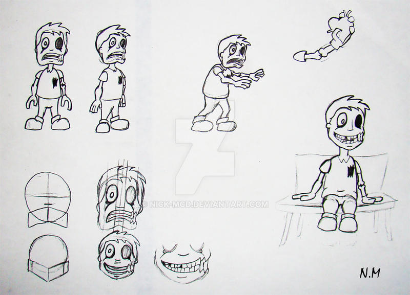 Zombie Character Sheet By Nick McD On DeviantArt