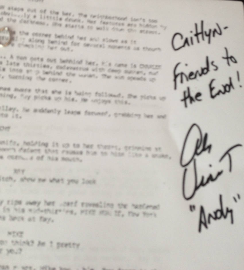 Autographed Child's Play script by gothicchick97 on DeviantArt