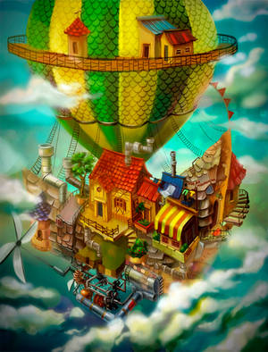 Heavenly city by Cheza-Kun Heavenly city by Cheza-Kun