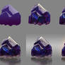 Step by step Violet crystal