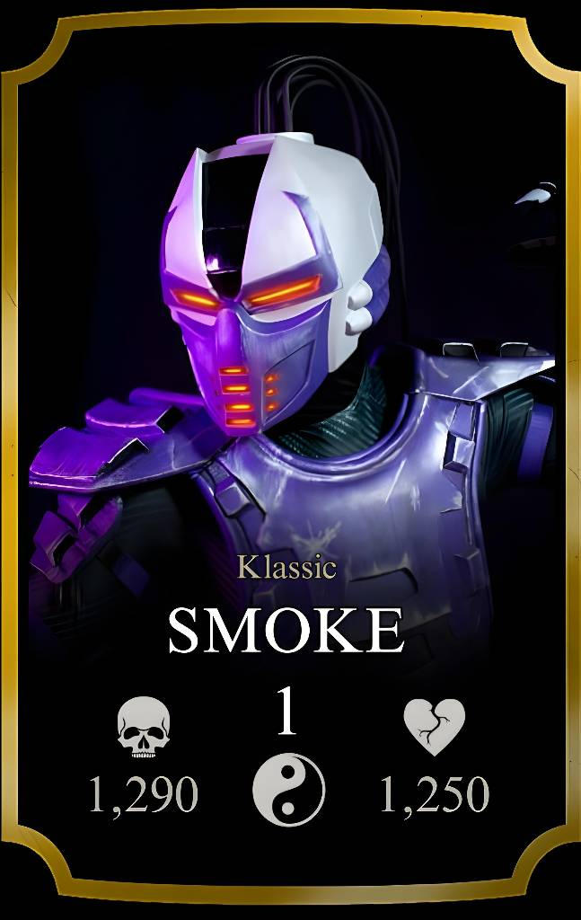Mortal Kombat Mobile Klassic (Cyber)Smoke by timka5530219 on DeviantArt