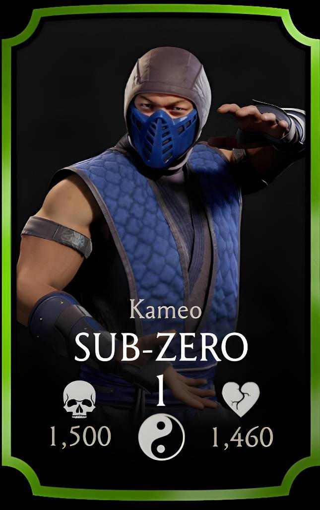Mortal Kombat Mobile Kameo Sub-Zero by timka5530219 on DeviantArt