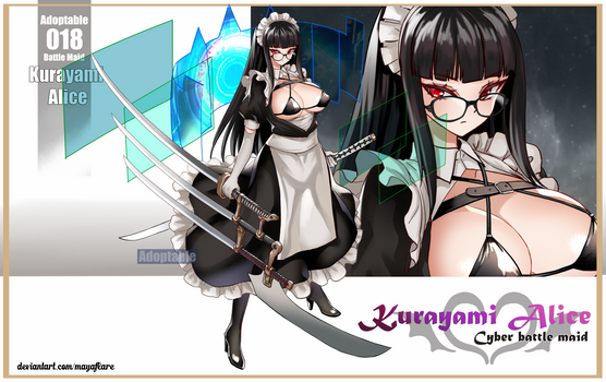 [Closed]Adoptable018 Battle maid: Kurayami Alice