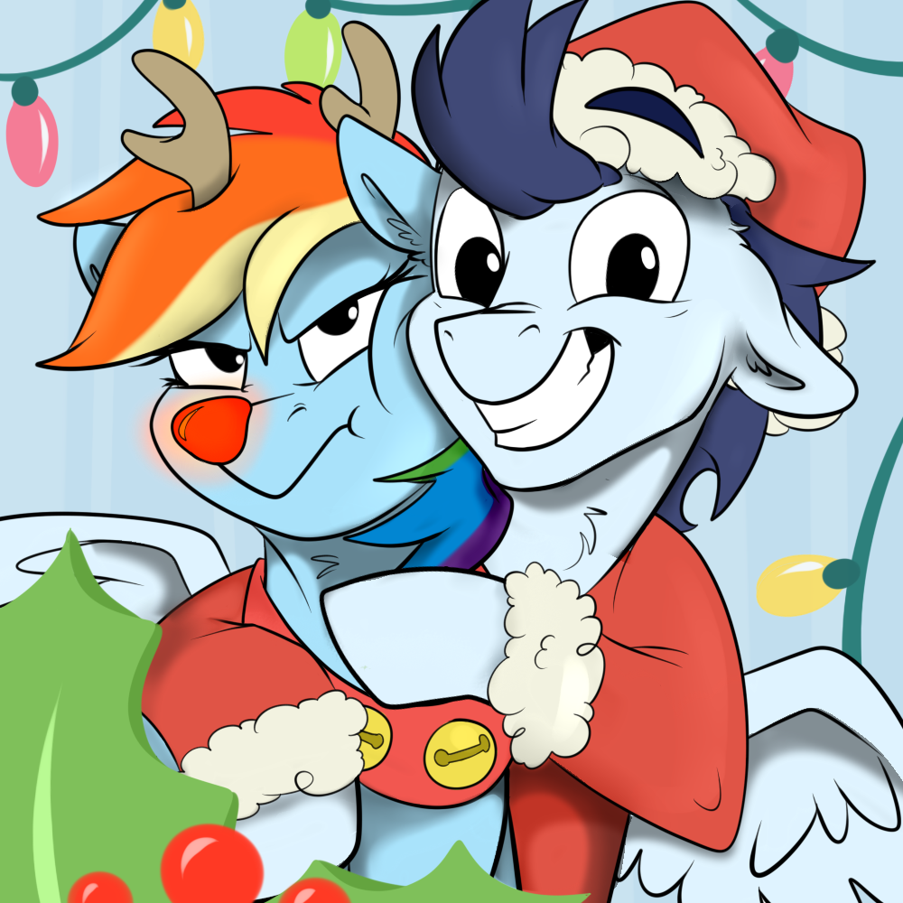 Dashing through the snow. Christmas commission