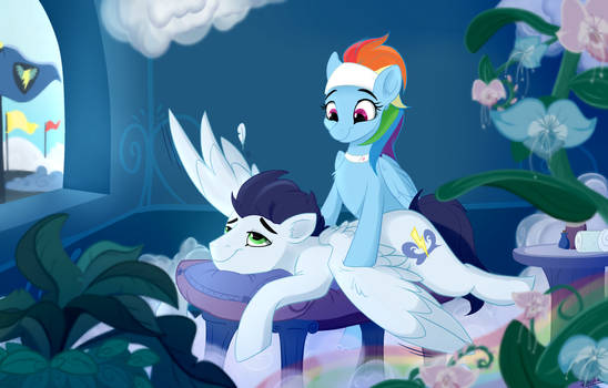 Wonderbolts SPA moments [commission]