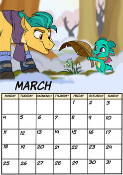 Calendar page! March