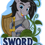 Galacon Badge Sword Sky