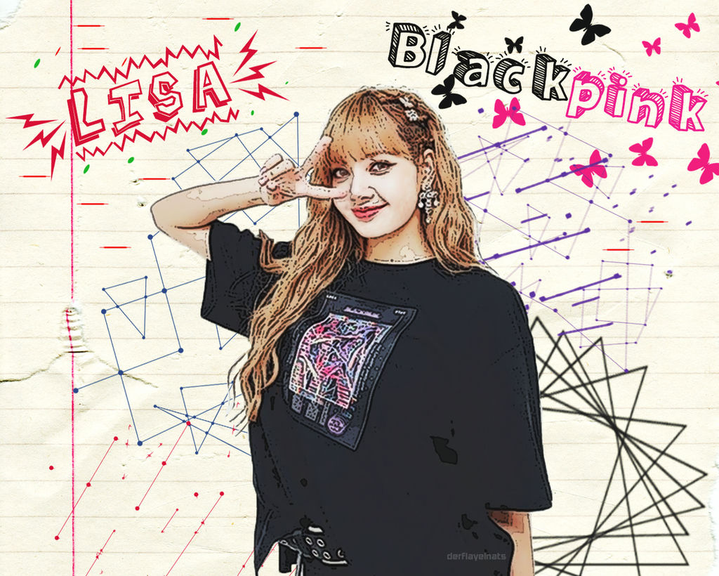 Lisa Blackpink Cartoon By Derflayelnats On Deviantart
