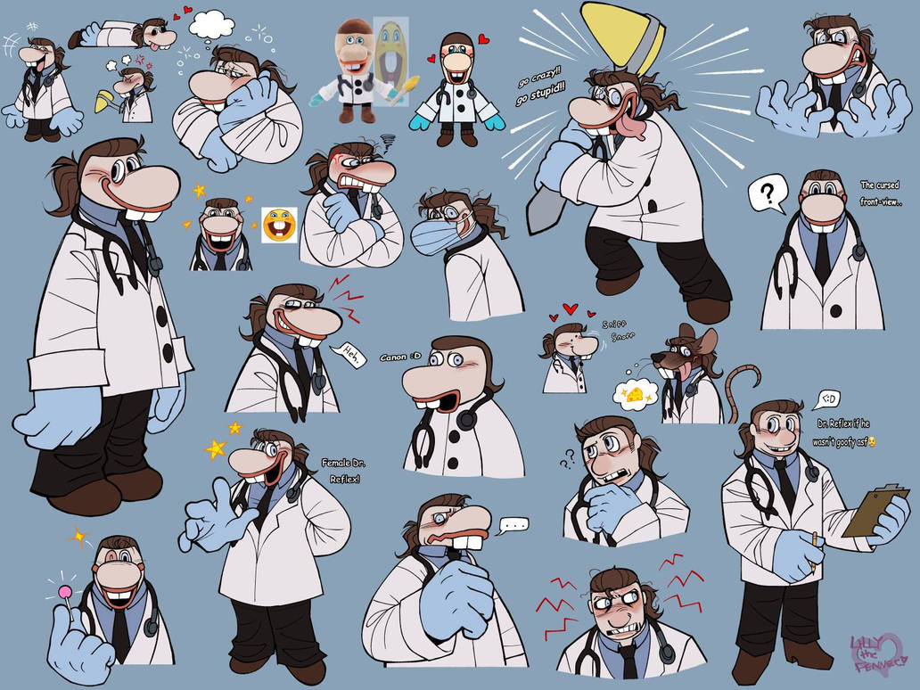 Dr. Reflex Fanart Redesign by LillytheFennec on DeviantArt