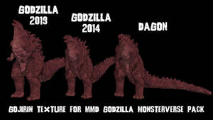 Gojirin Texture for MMD Godzilla Monsterverse Pack