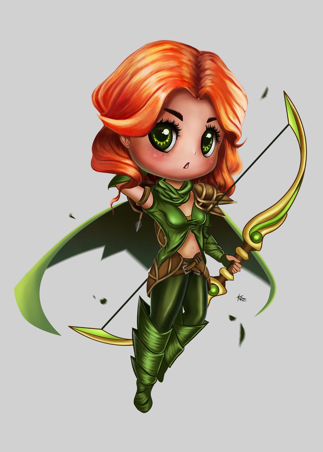 Windranger Chibi by Kvnruz on DeviantArt