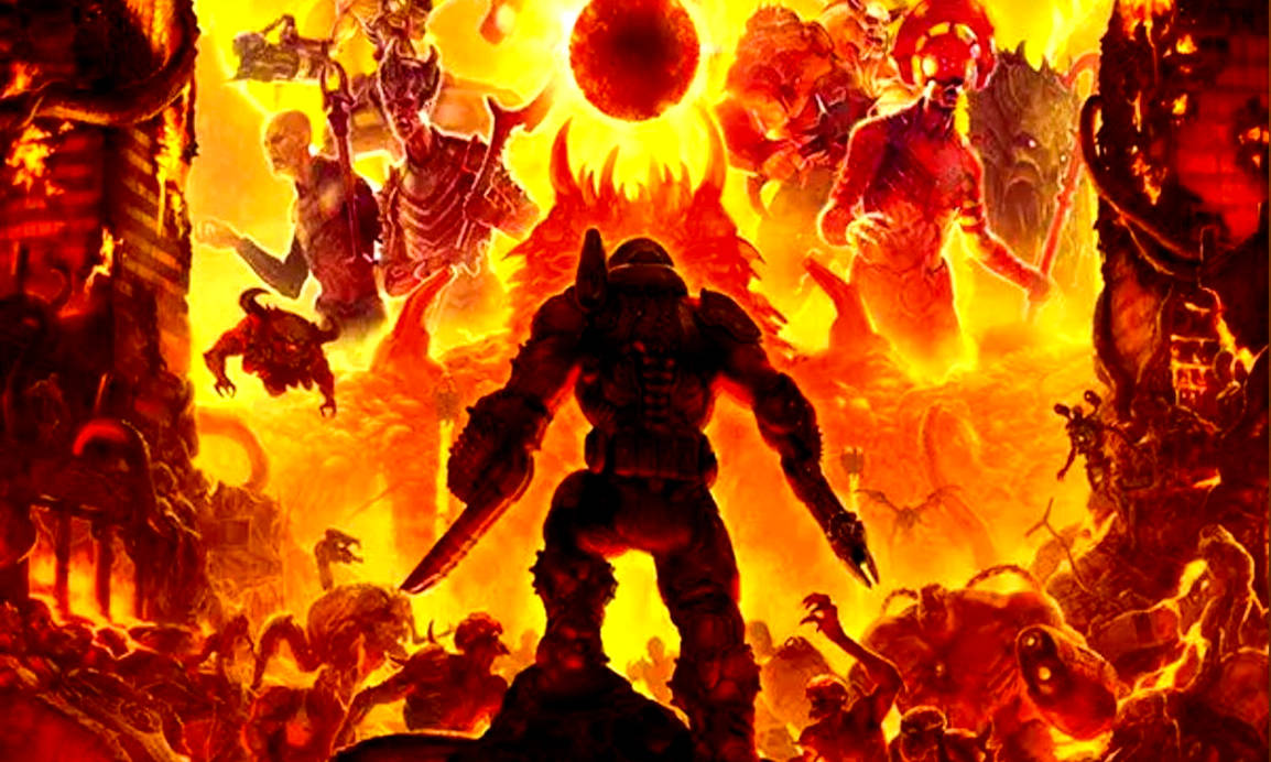 Doomslayer vs. Hell by Datmentalgamer on DeviantArt