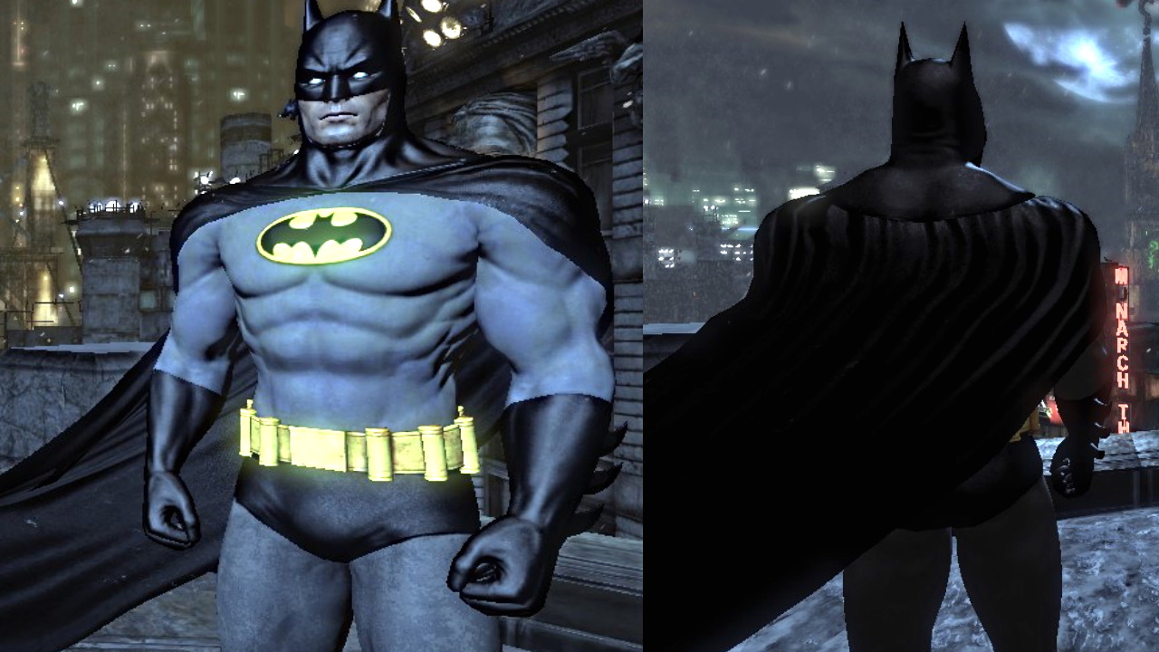 Original Arkham City Batsuit - No Damage [Batman: Arkham City] [Mods]