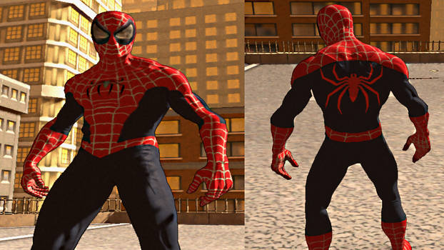Spider-Man Web Of Shadows  Edge Of Time Suit (Amazing) [PC MOD] 
