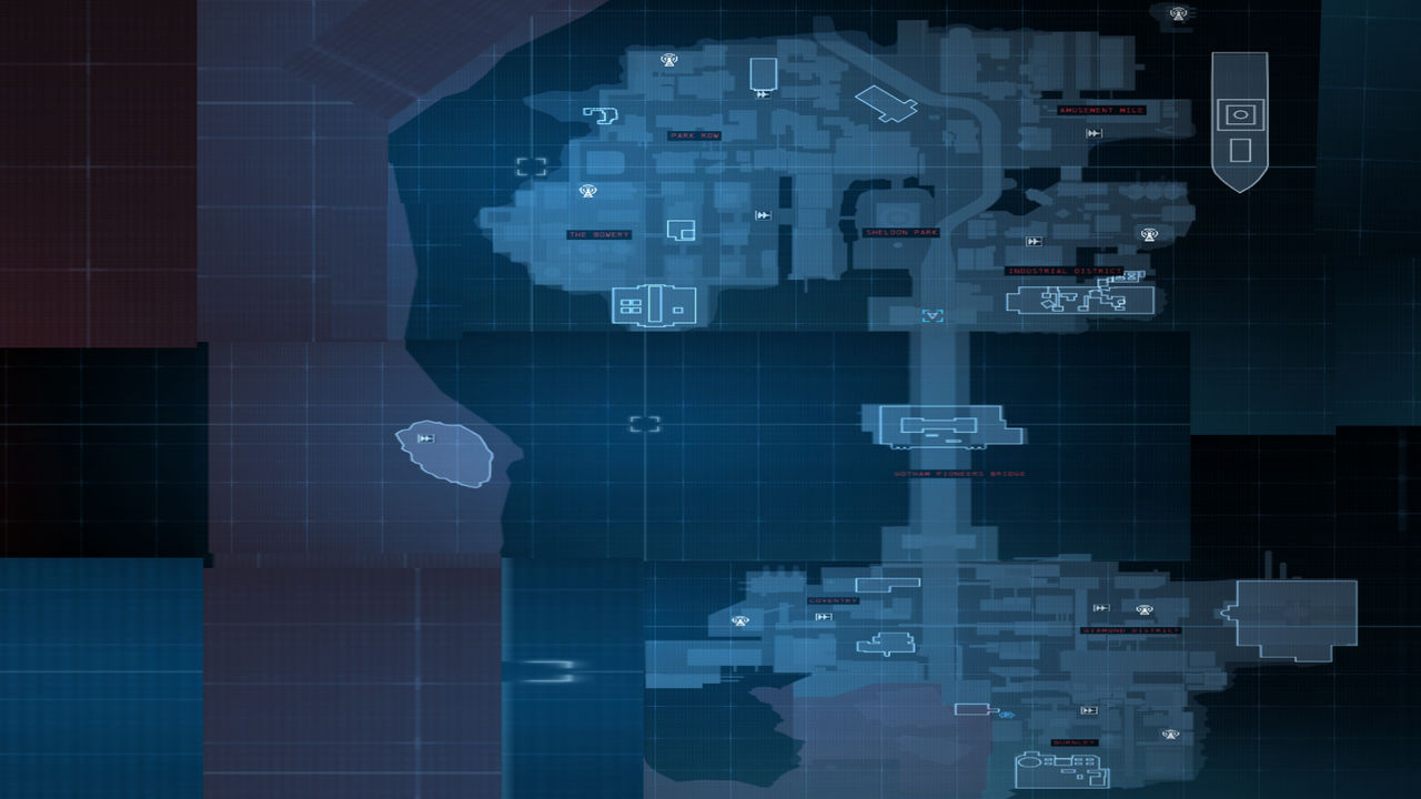 Batman Arkham Origins Game Map by Datmentalgamer on DeviantArt