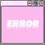Pink Error Popup