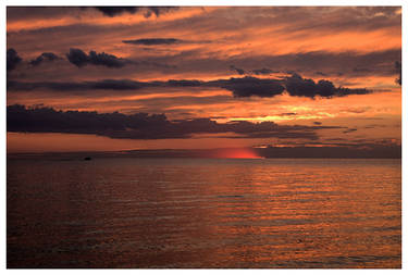 Sunset on Lake Manitoba