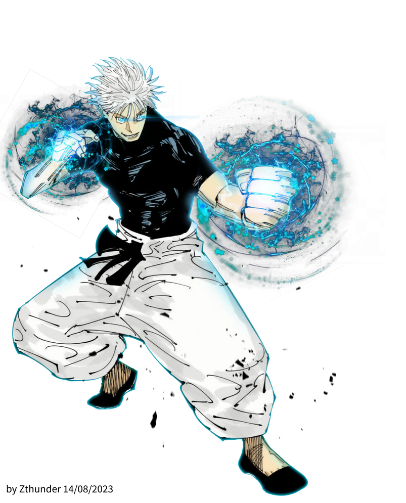 Gojo Render by zthunderedmm on DeviantArt