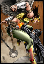 Batman and Hawkwoman