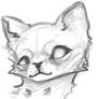 Sketch .(cat headshot)