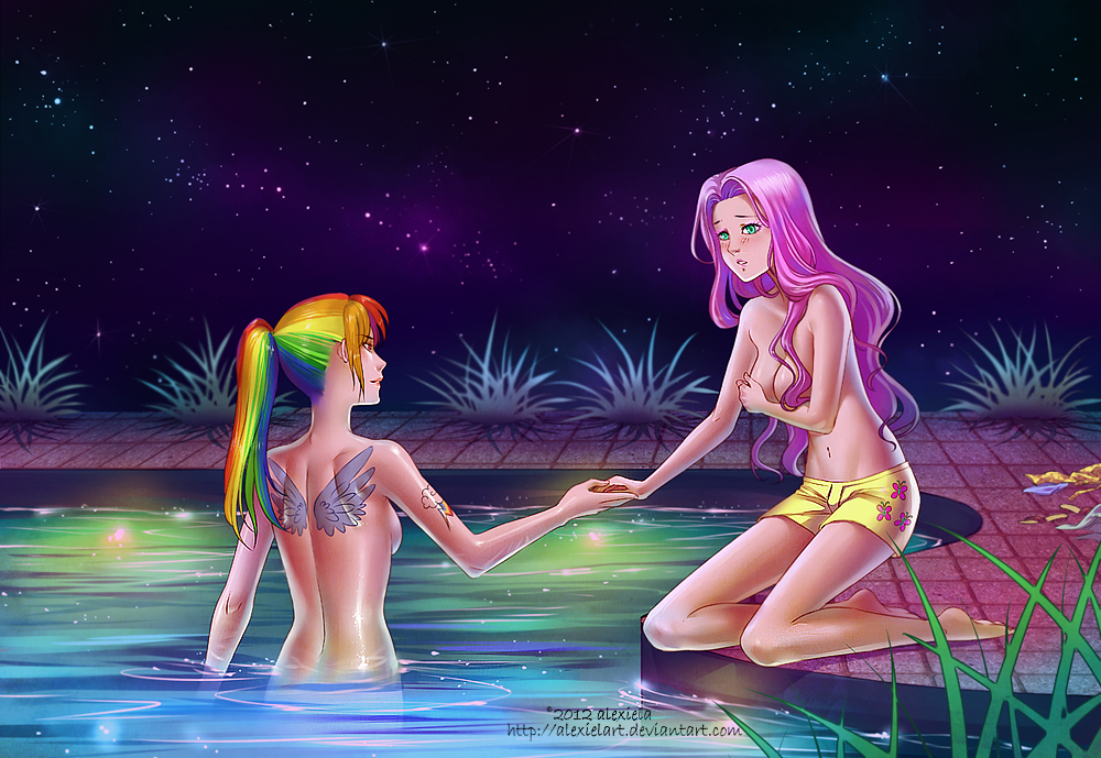 Commission: Rainbow Dash and Fluttershy