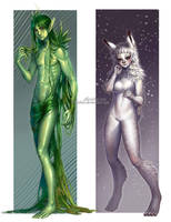 Commission: Wild Elves 3-4