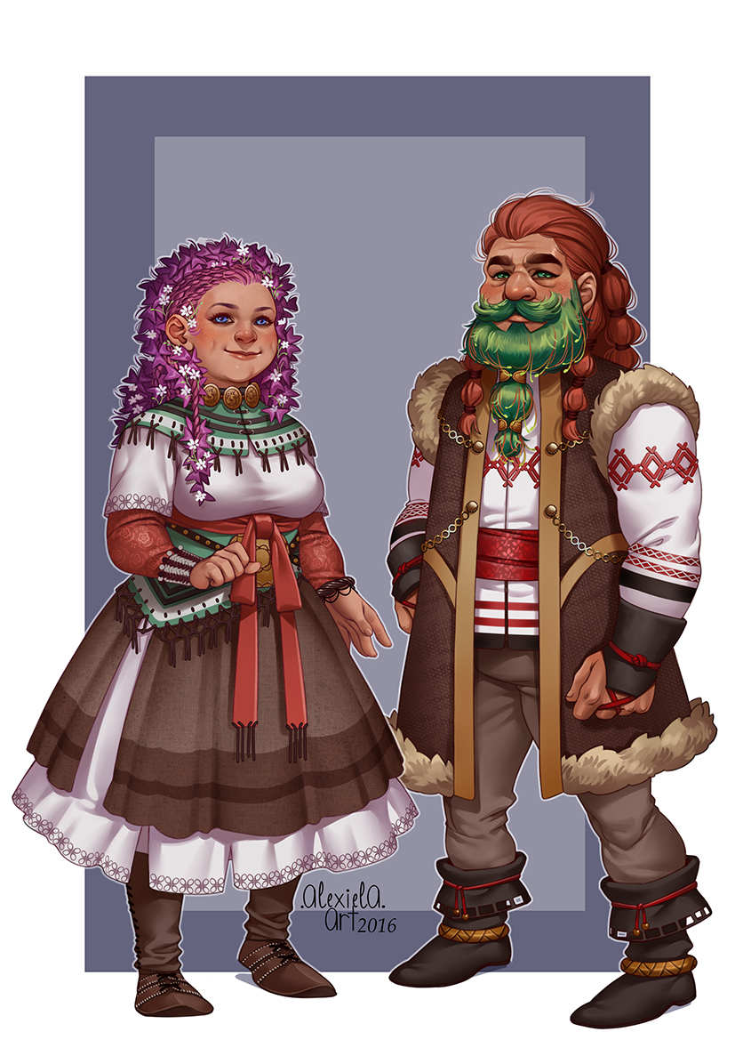 Commission: Sky Dwarves