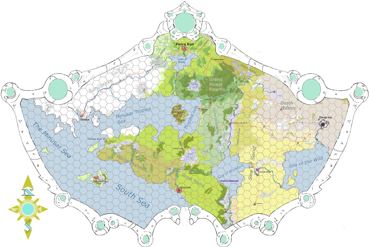 Solaria World map (Floating continent) by pharlon on DeviantArt
