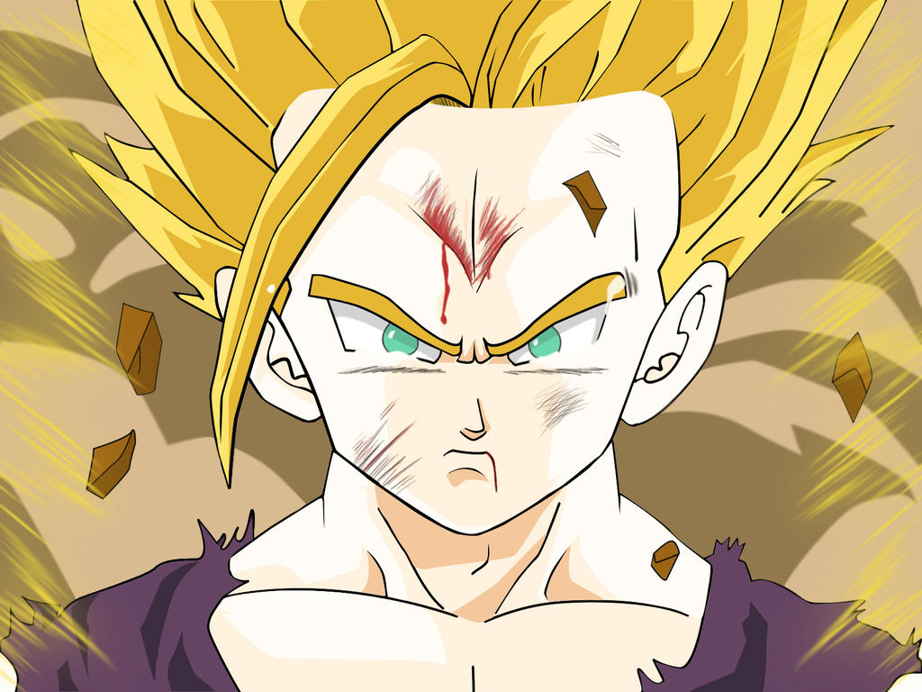 Gohan crying by Todo-esta-aqui on DeviantArt