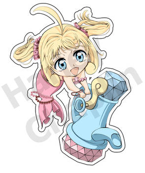 Chibi Luchia w Bubble Maker