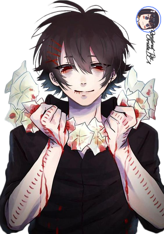 Juuzou Suzuya (Black Hair) Render by ChristieDA on DeviantArt