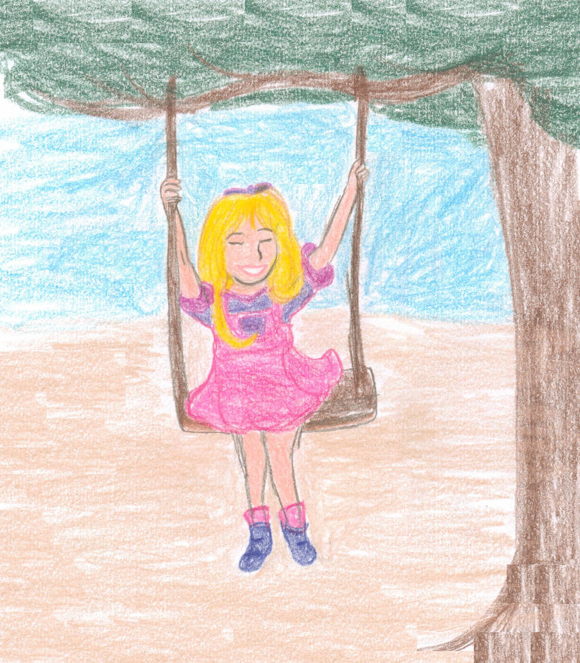 Little Amanda On The Swings By Moonstone27 On Deviantart